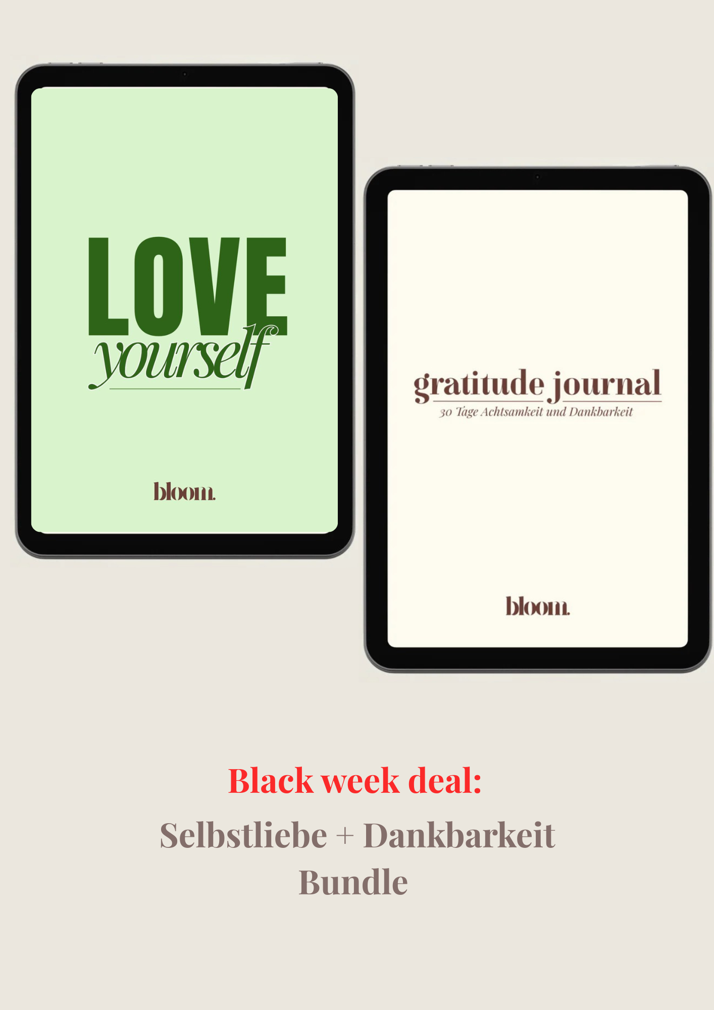 BUNDLE: Love yourself + gratitude Journal