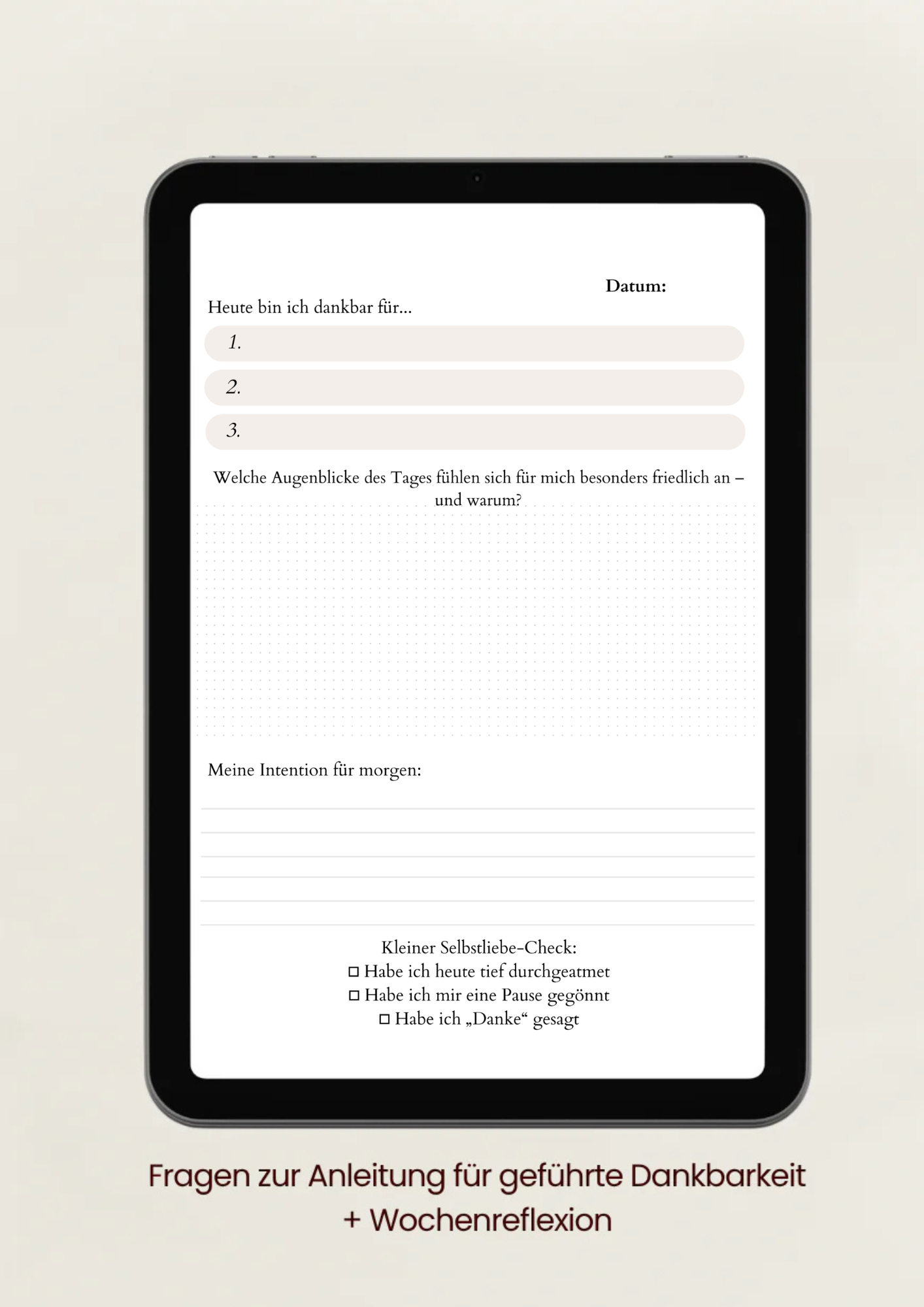 30-Tage Dankbarkeitsjournal: innere Ruhe durch tägliche Achtsamkeit