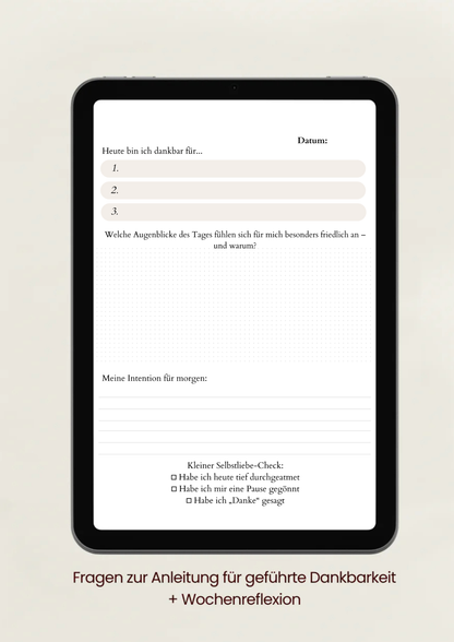 Gratitude Journal: dein Dankbarkeits Journal