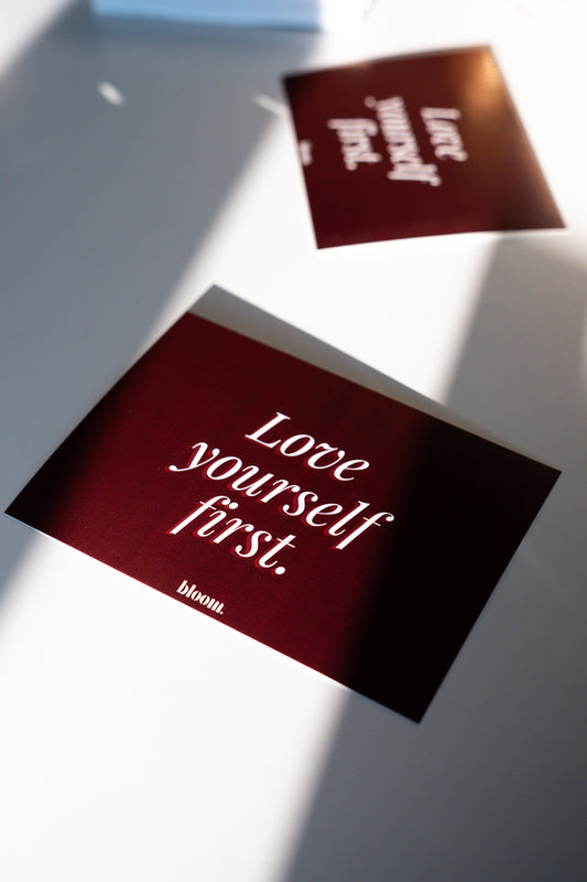 Love Yourself First – Postkarte