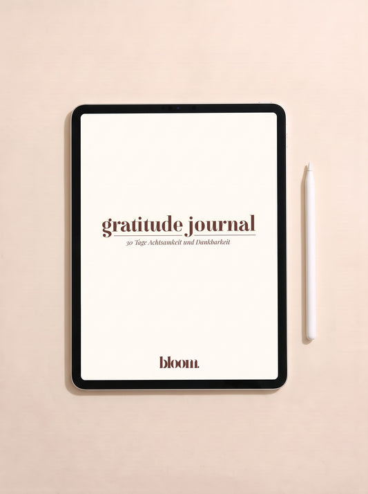 Gratitude Journal: dein Dankbarkeits Journal