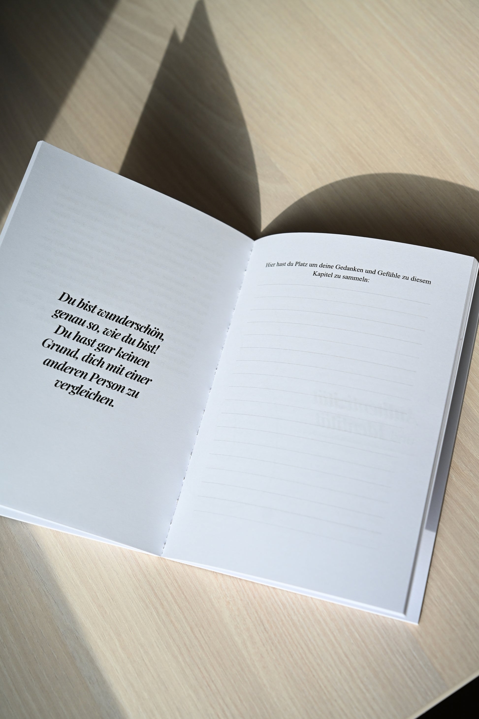 Selbstliebe Journal Innenseiten
