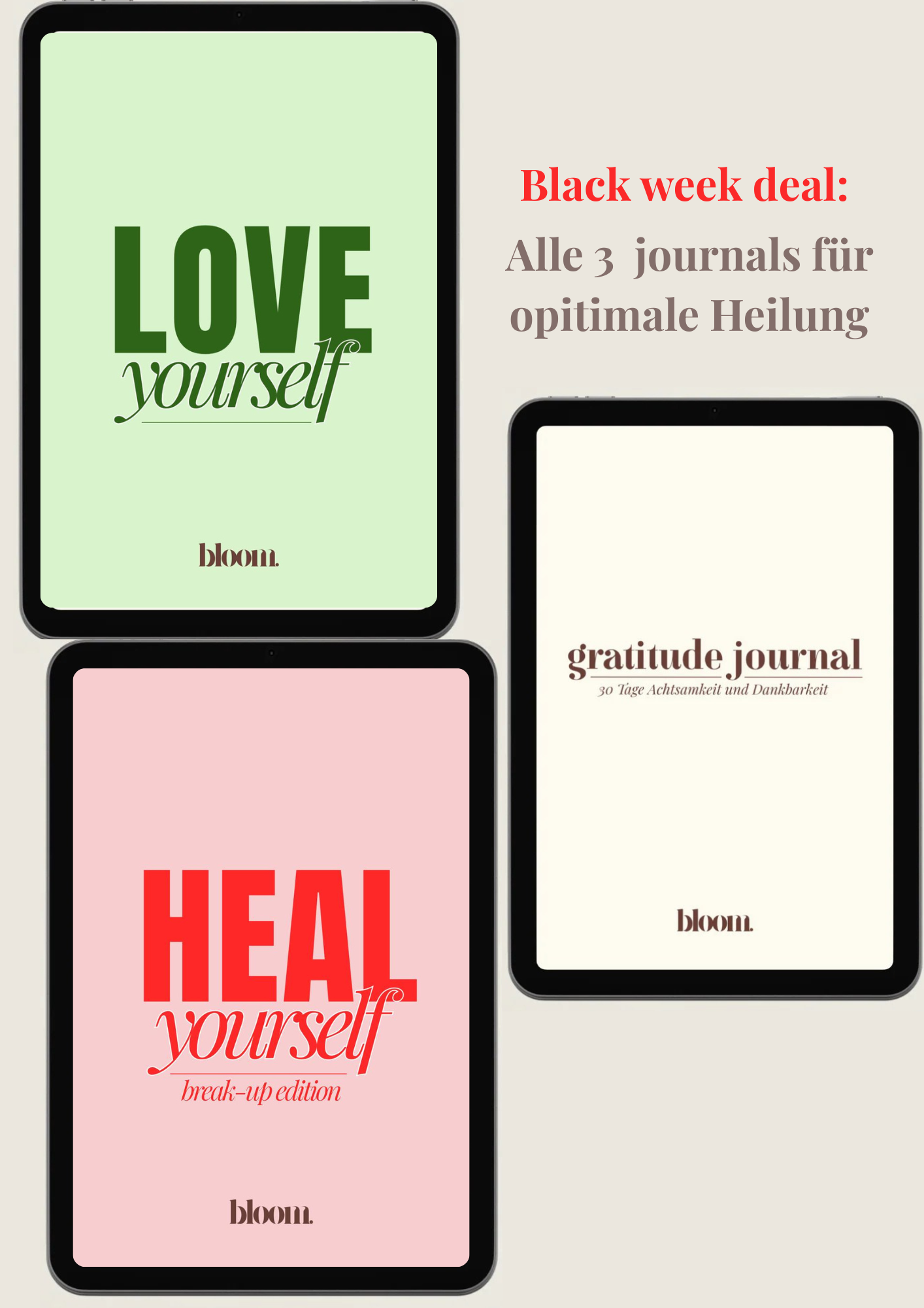 BUNDLE: Heal Yourself • Love Yourself • Gratitude