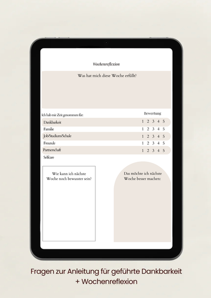Gratitude Journal: dein Dankbarkeits Journal