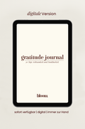 Gratitude Journal: dein Dankbarkeits Journal