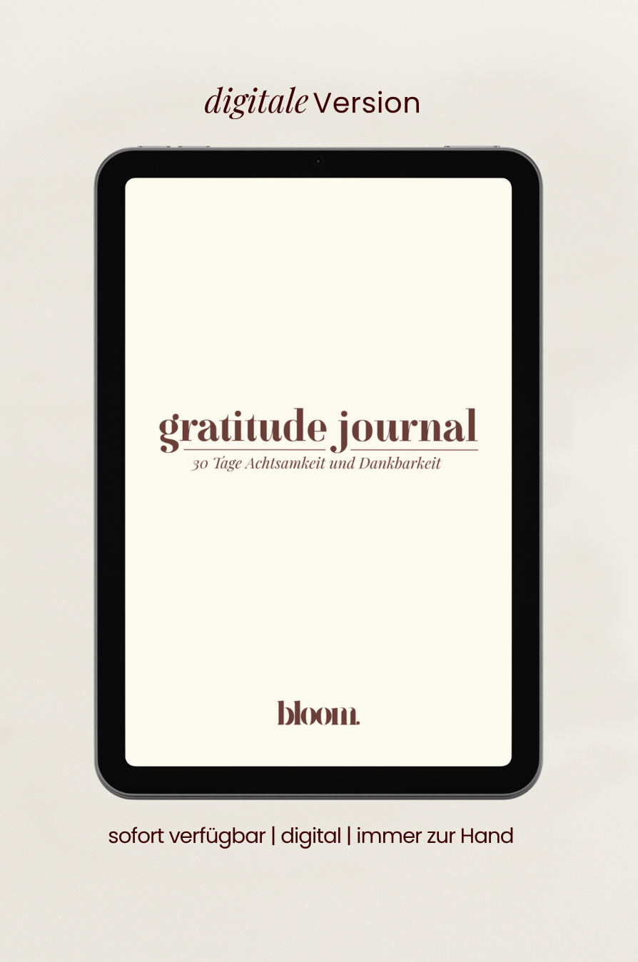 30-Tage Dankbarkeitsjournal: innere Ruhe durch tägliche Achtsamkeit