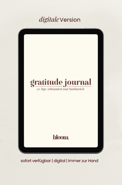 Gratitude Journal: dein Dankbarkeits Journal